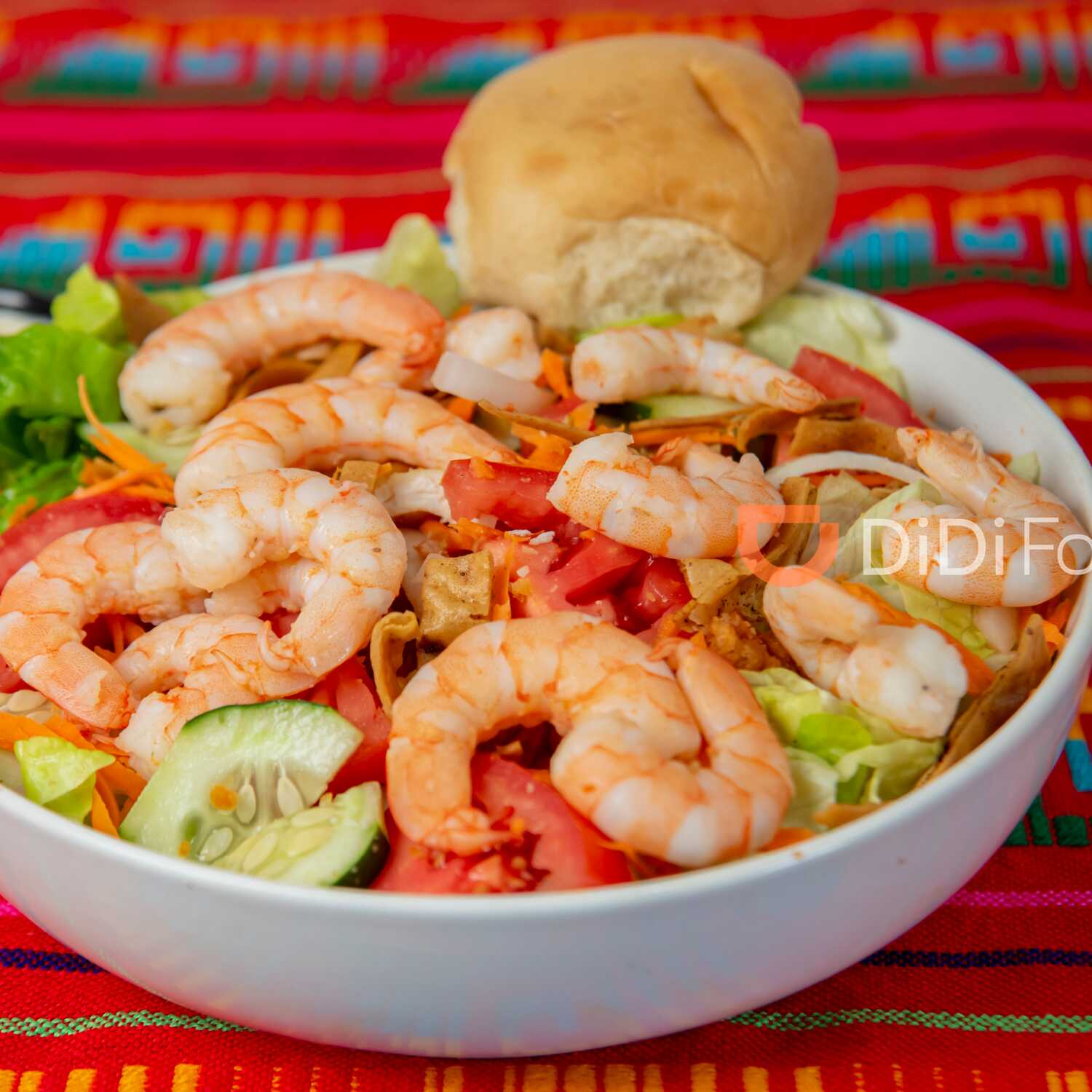 ENSALADA SANTA FE con CAMARONES