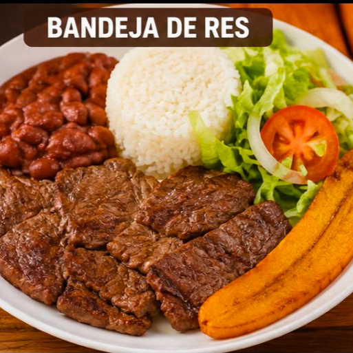 Bandeja con carne de res