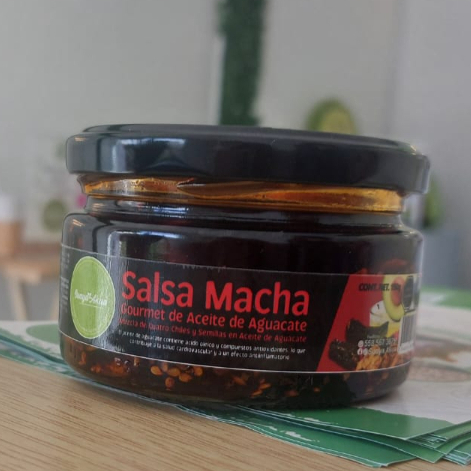 Salsa Macha Gourmet de Aceite de Aguacate 260 Gr