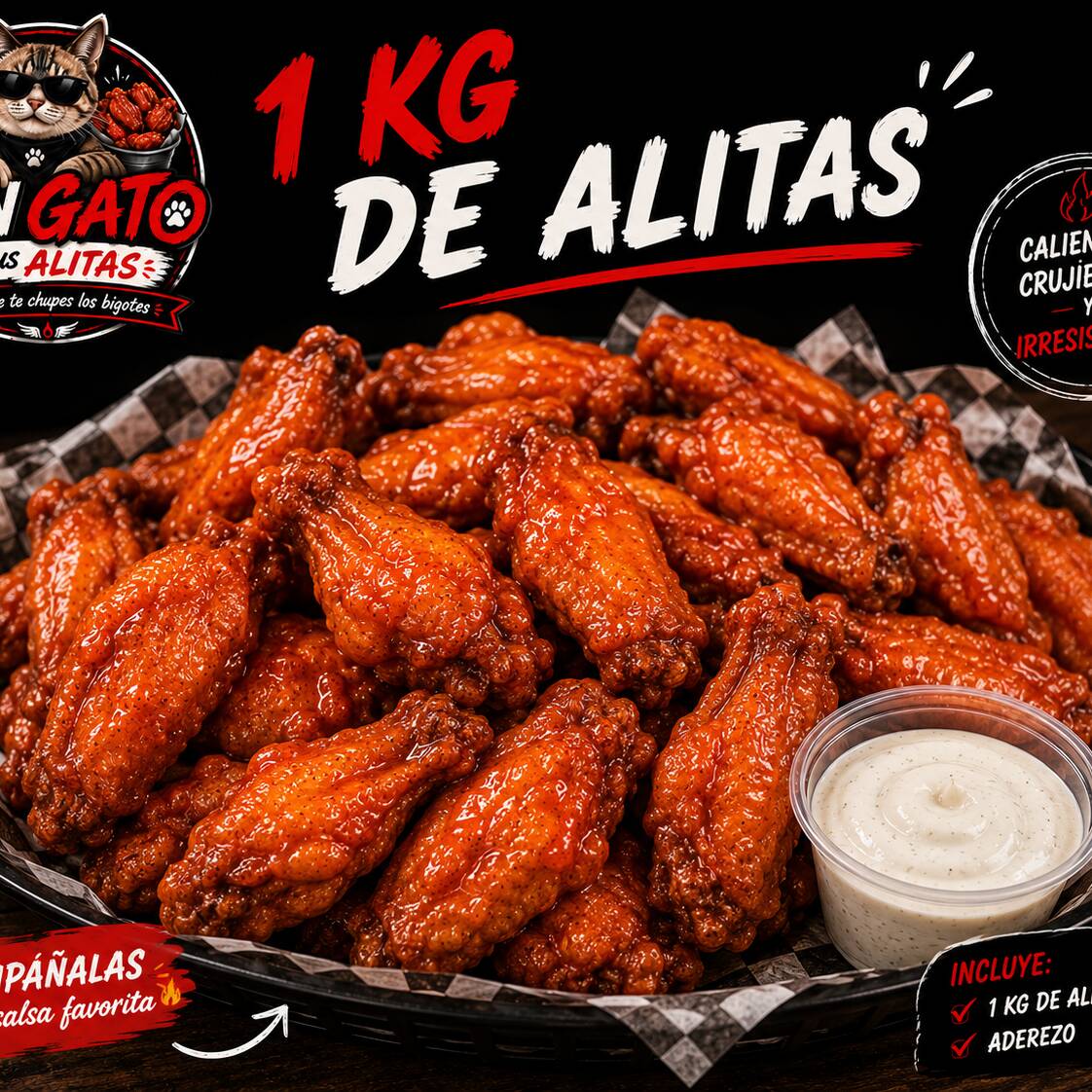16 piezas de Alitas