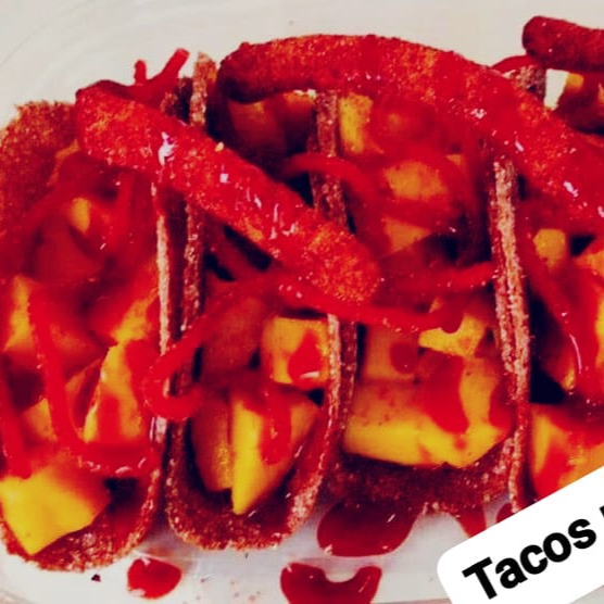 TACOS MANGO CHAMOY