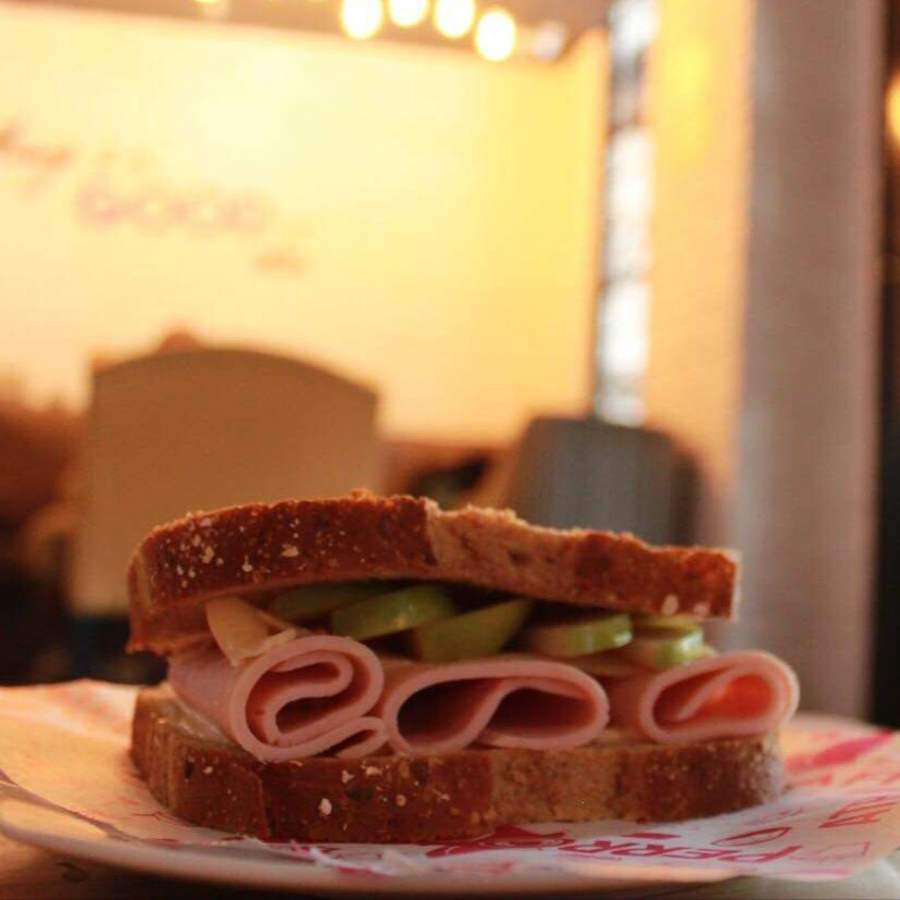 Sándwich de manzana