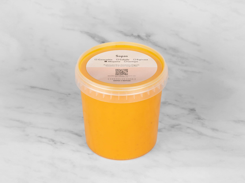 Sopa de Ahuyama 1lt