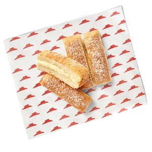 Sticks de massa pan assados recheados com nosso exclusivo queijo Hut e finalizados com tempero exclusivo Pizza Hut