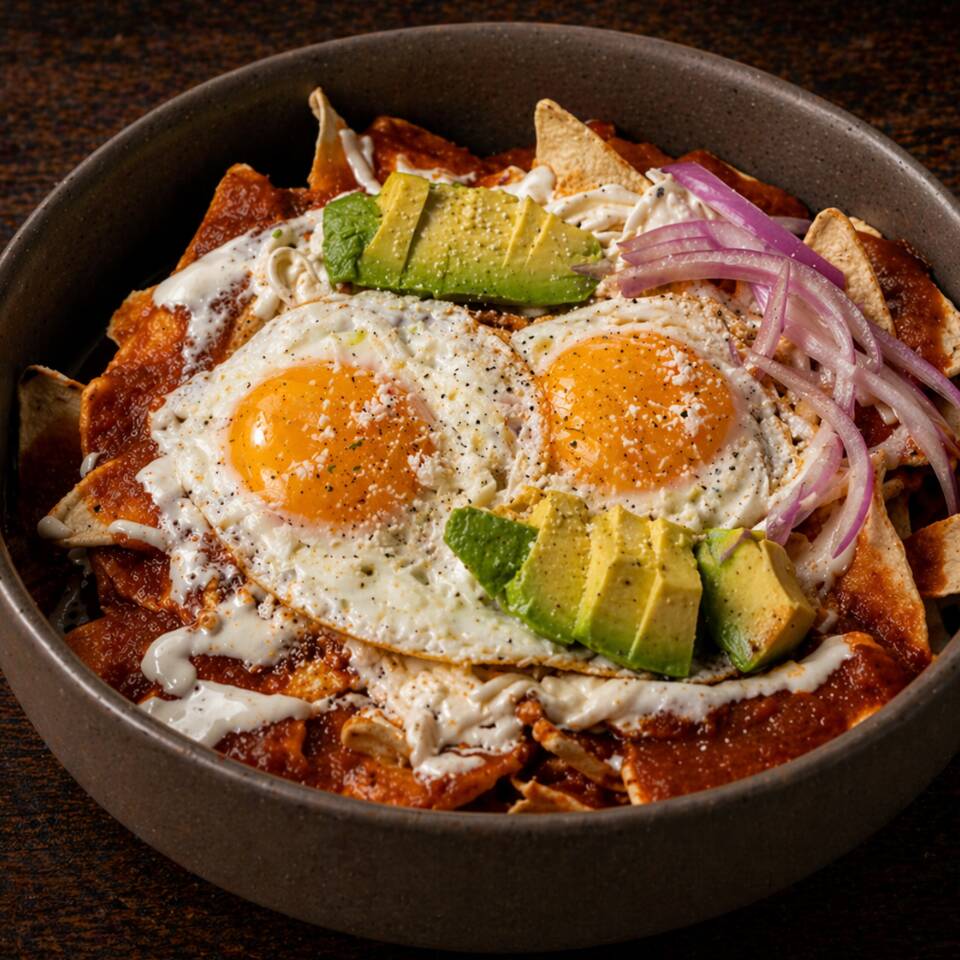 Chilaquiles con Huevo