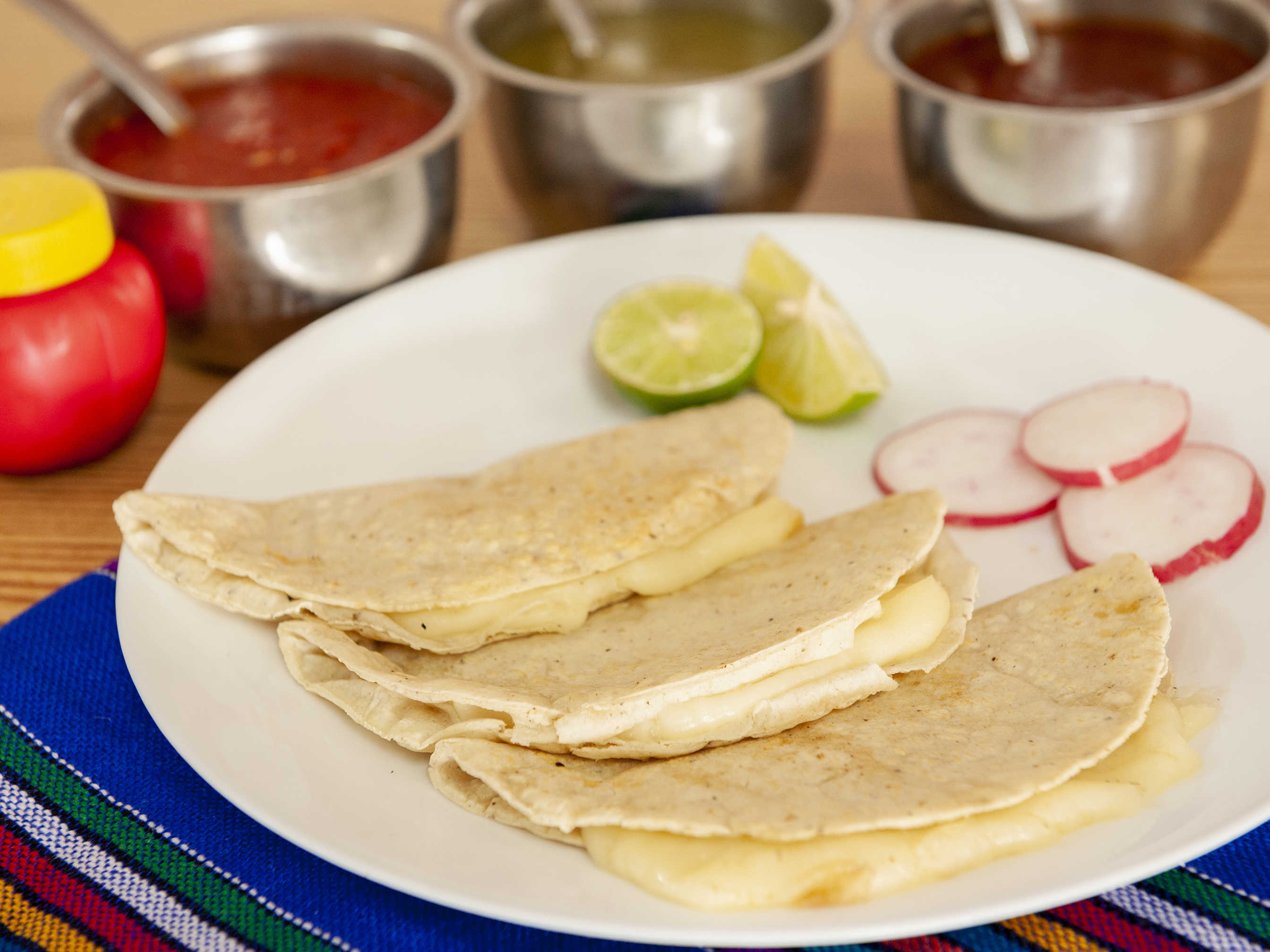 ORDEN DE QUESADILLAS sencillas (3pzas)