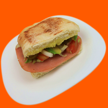 Combo Torta de Jamon + Agua Fresca