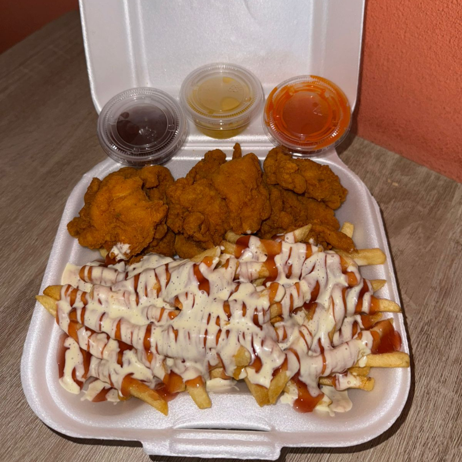 Nuggets con Papas