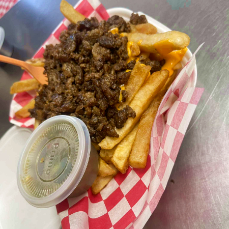 Papa Nachos Con Carne