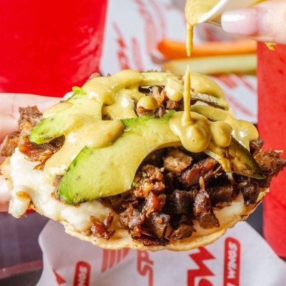 Tostadas De Carne Asada