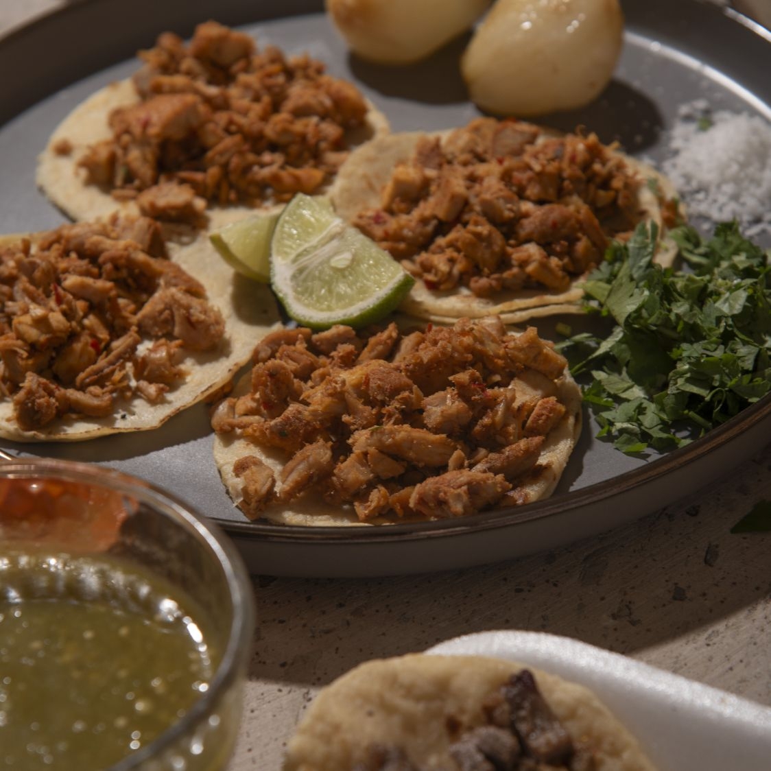 Taco de Carne Adobada (cerdo).