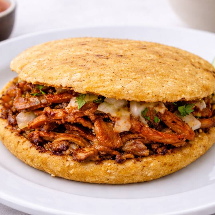 Gordita de Pastor Sin Queso