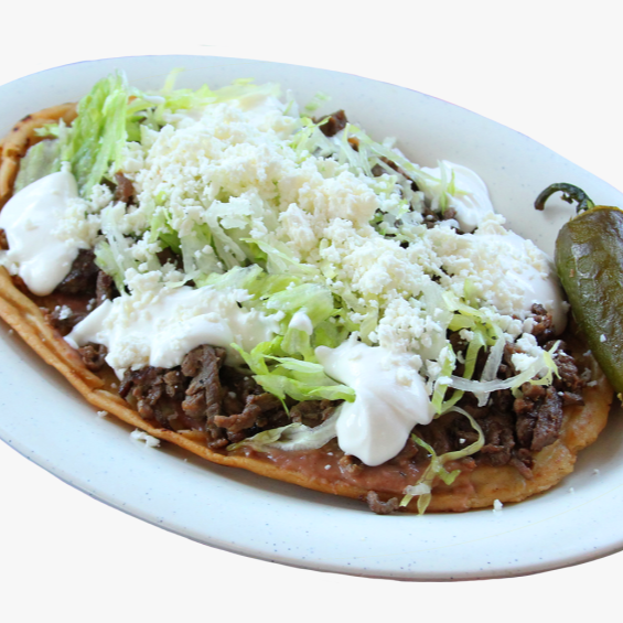 Huarache Maiz de Carne Asada