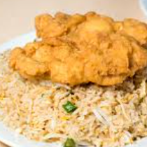 Pollo Broaster con Chaufa