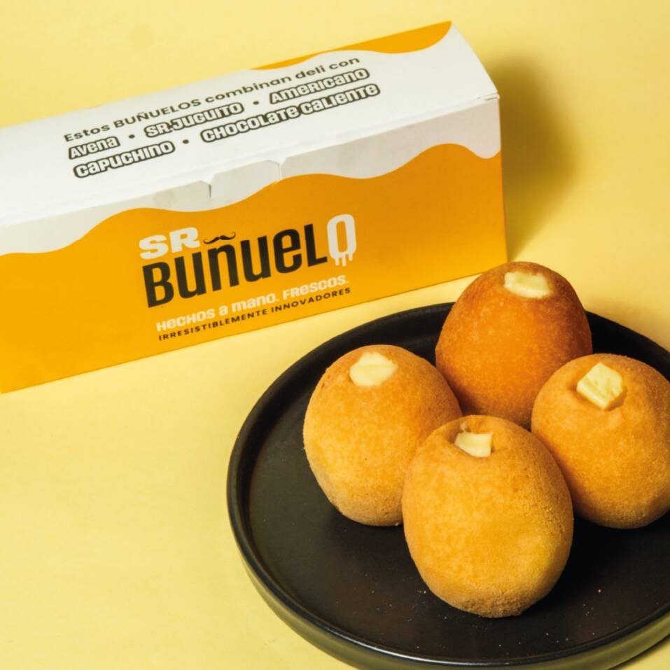 Caja X 4 Buñuelos Queso