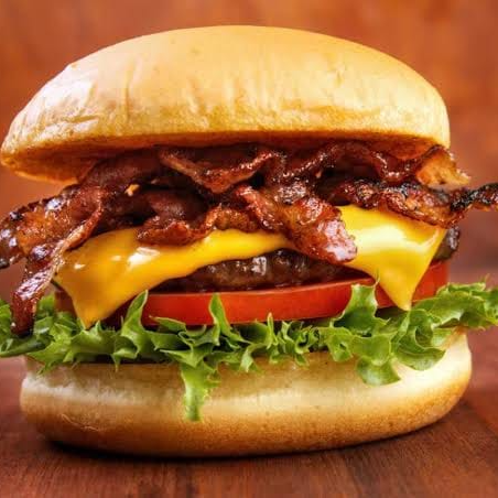 Hamburguesa Con Tocino