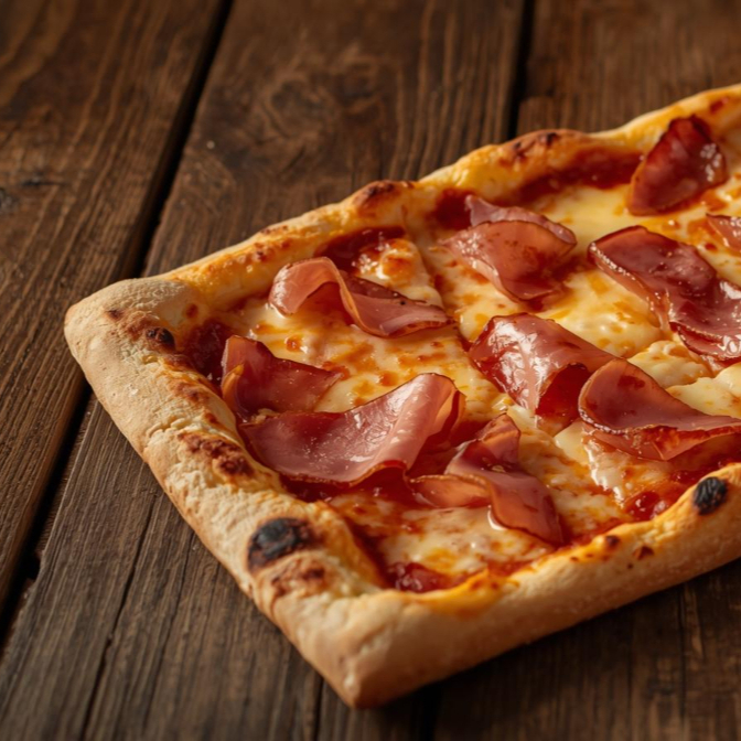 Pizza jamón