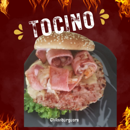 Burger Tocino + Papas + Refresco🍔🥤🍟