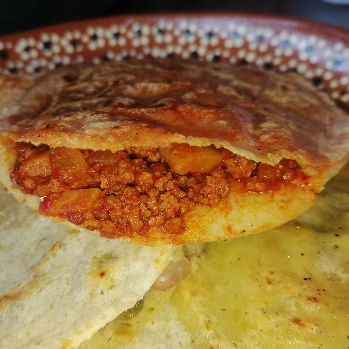 Gordita Picadillo Rojo
