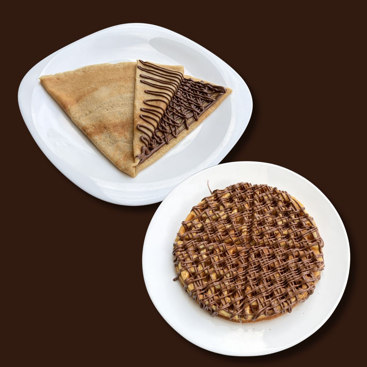 Combo: 1 Crepa NUTELLA + 1 Waffle NUTELLA