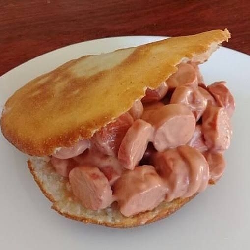 Arepa de Salchichas