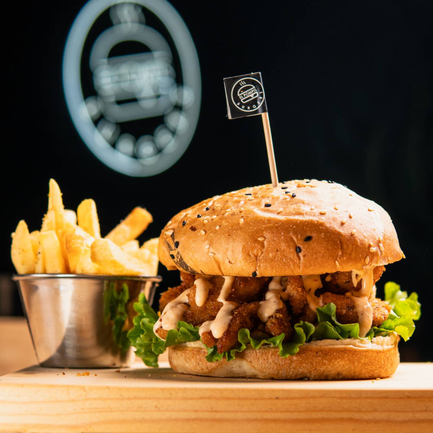 Hamburguesa Pollo Krispy