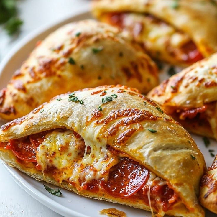 Calzone de Pepperoni con Chorizo