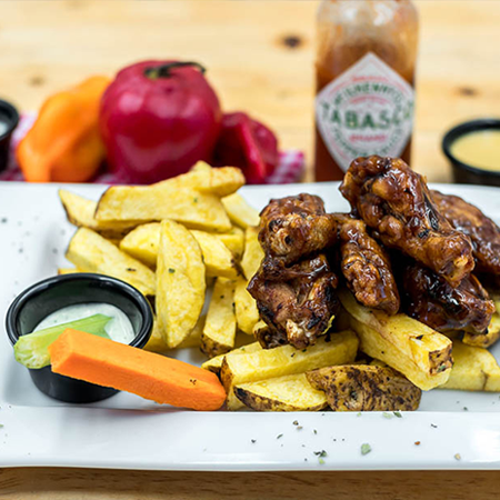 Alitas Hot BBQ