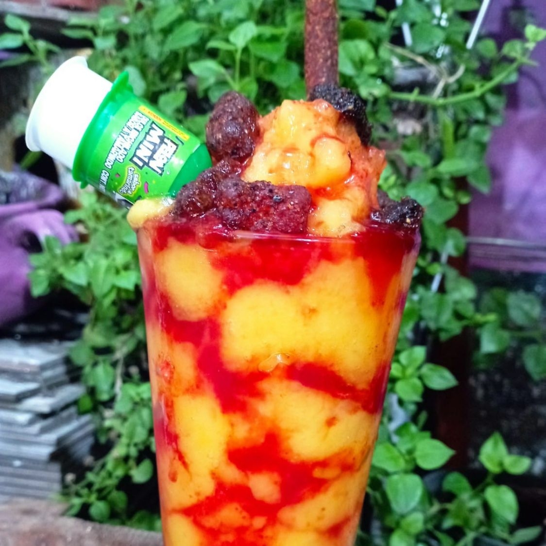 Chamoyada de mango.