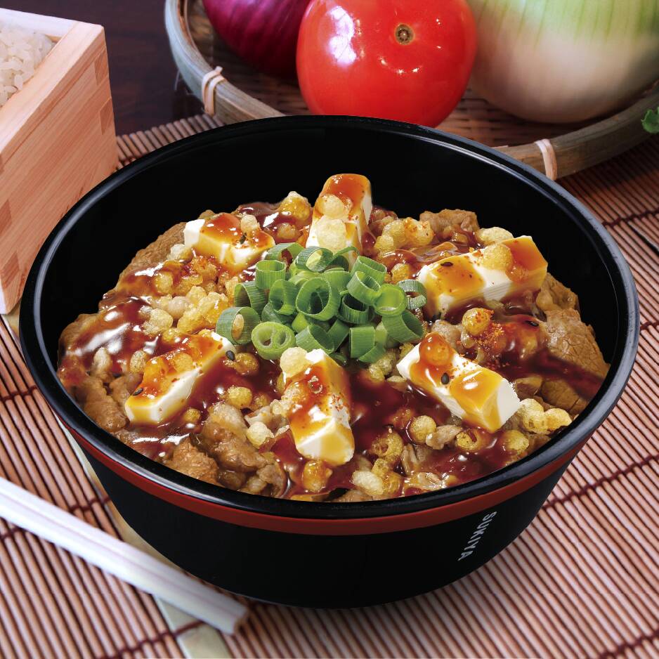 Gyudon Salsa Teriyaki con Queso Crema