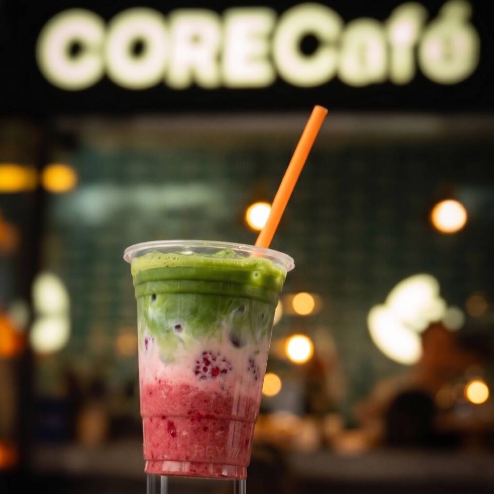 Raspberry Matcha