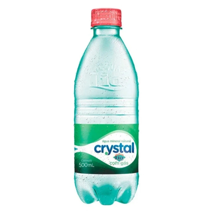 agua com gás, a marca pode mudar de acordo com estoque.