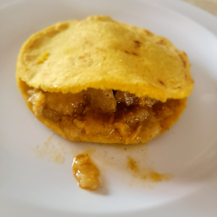 Gordita de Maíz de Chicharrón