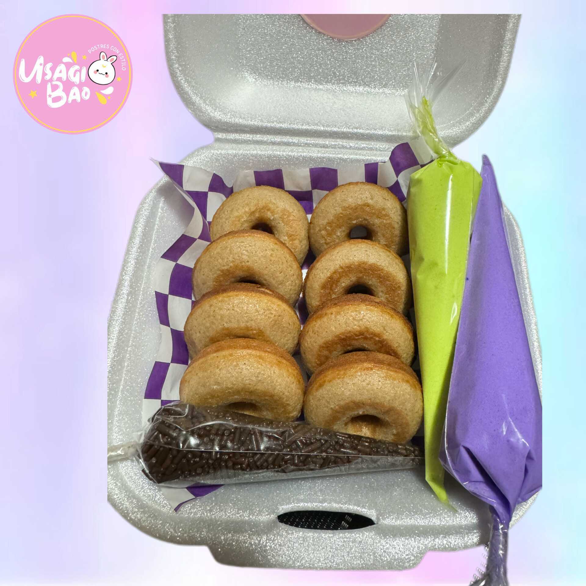 Donitas para Decorar con Glaseado Real