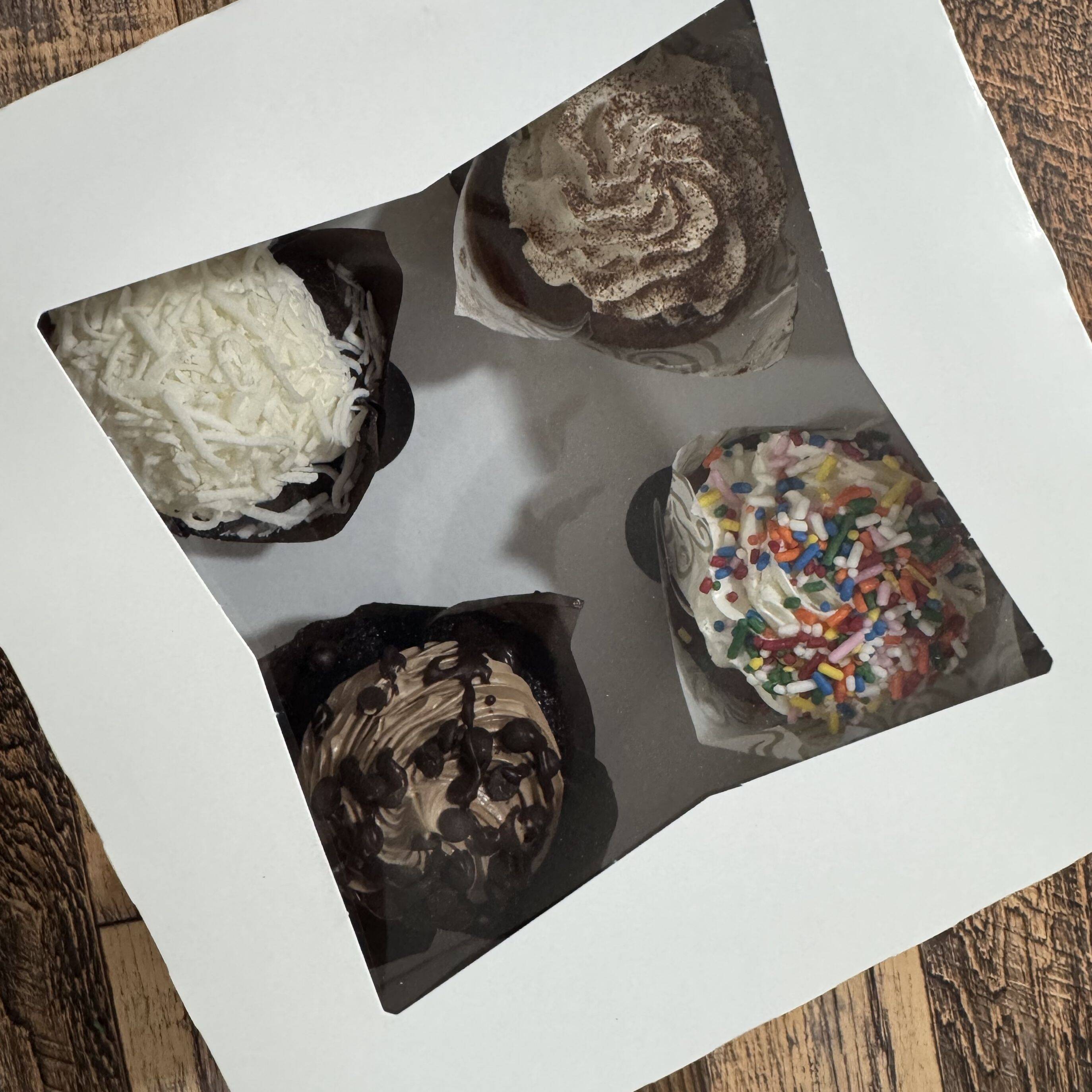 Caja de 4 Cupcakes