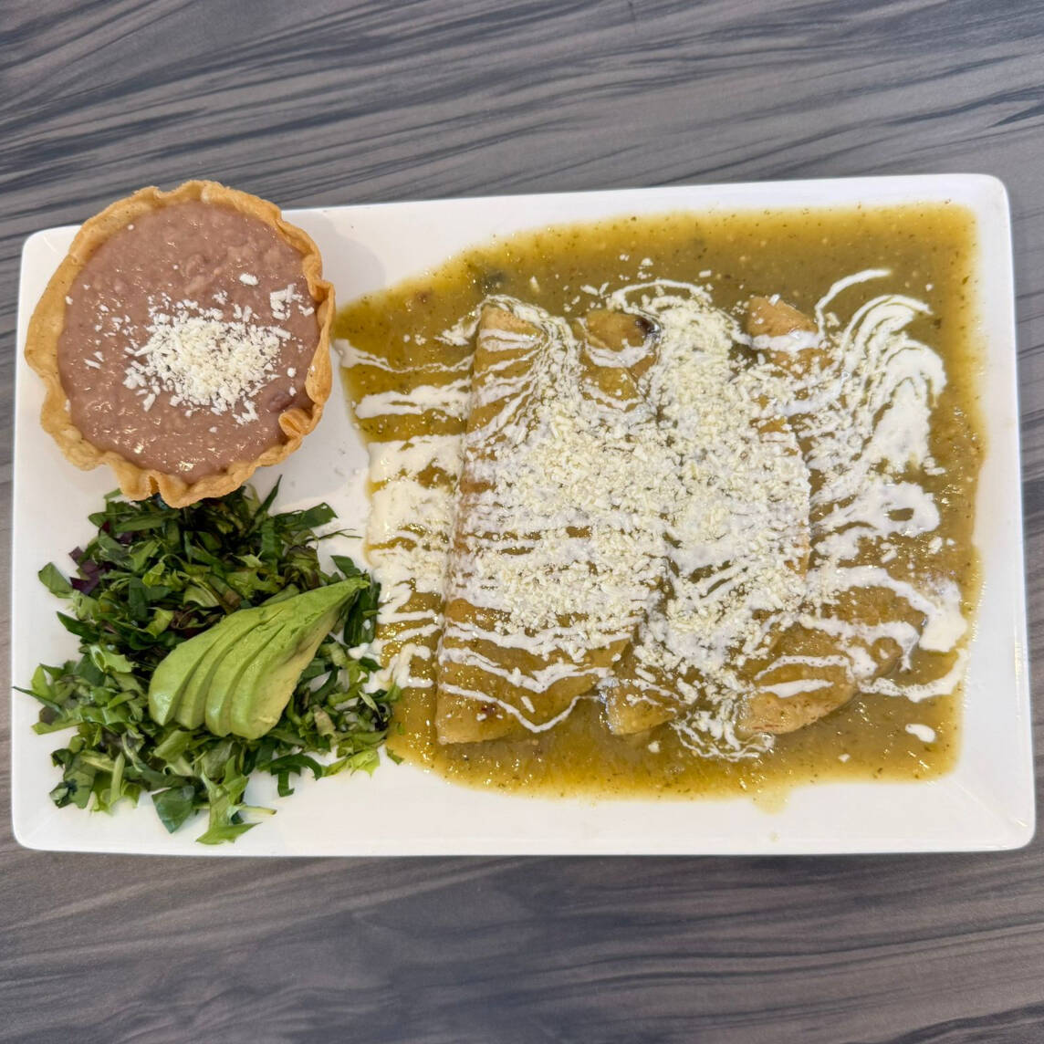 Enchiladas Verdes