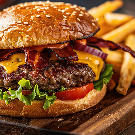 Hamburguesa Norteña con Papas