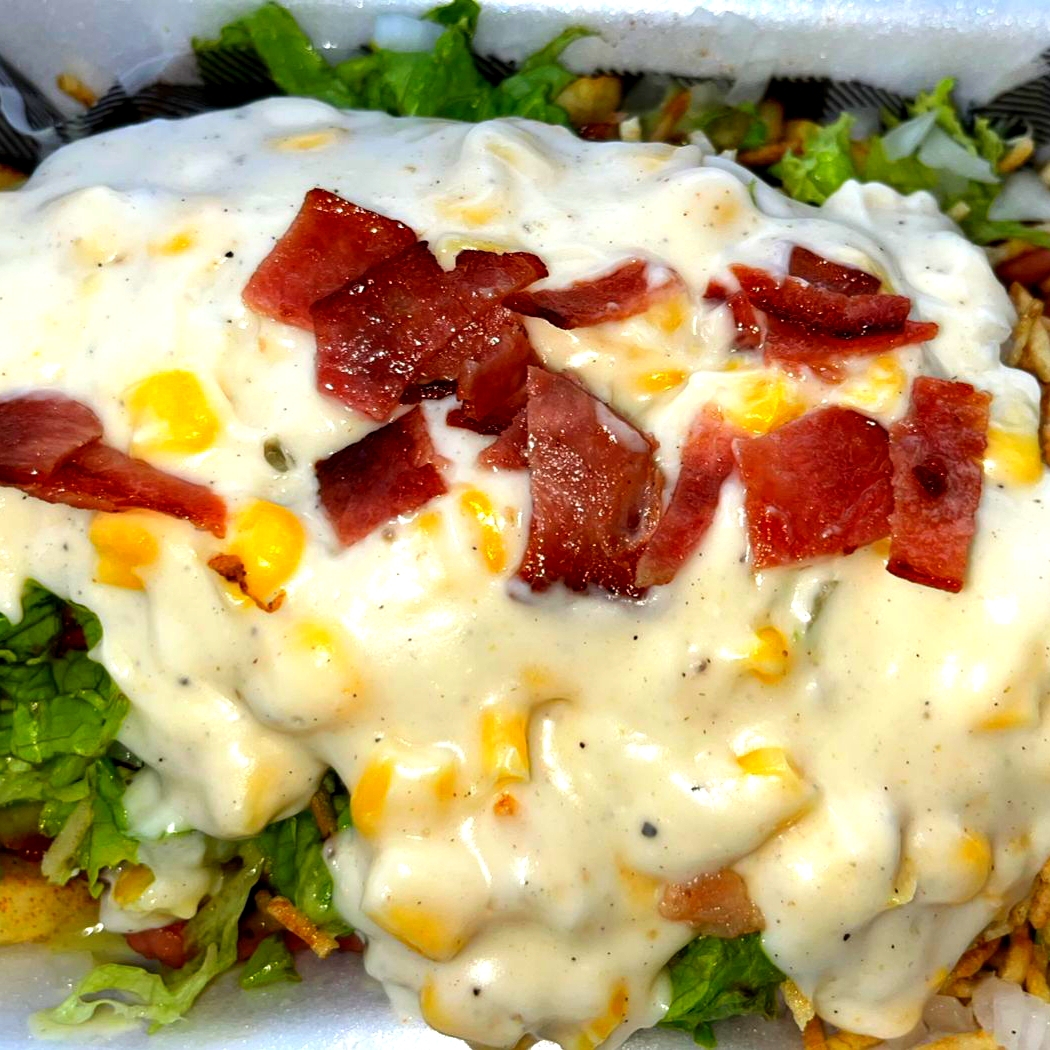 Salchipapa Gratinada