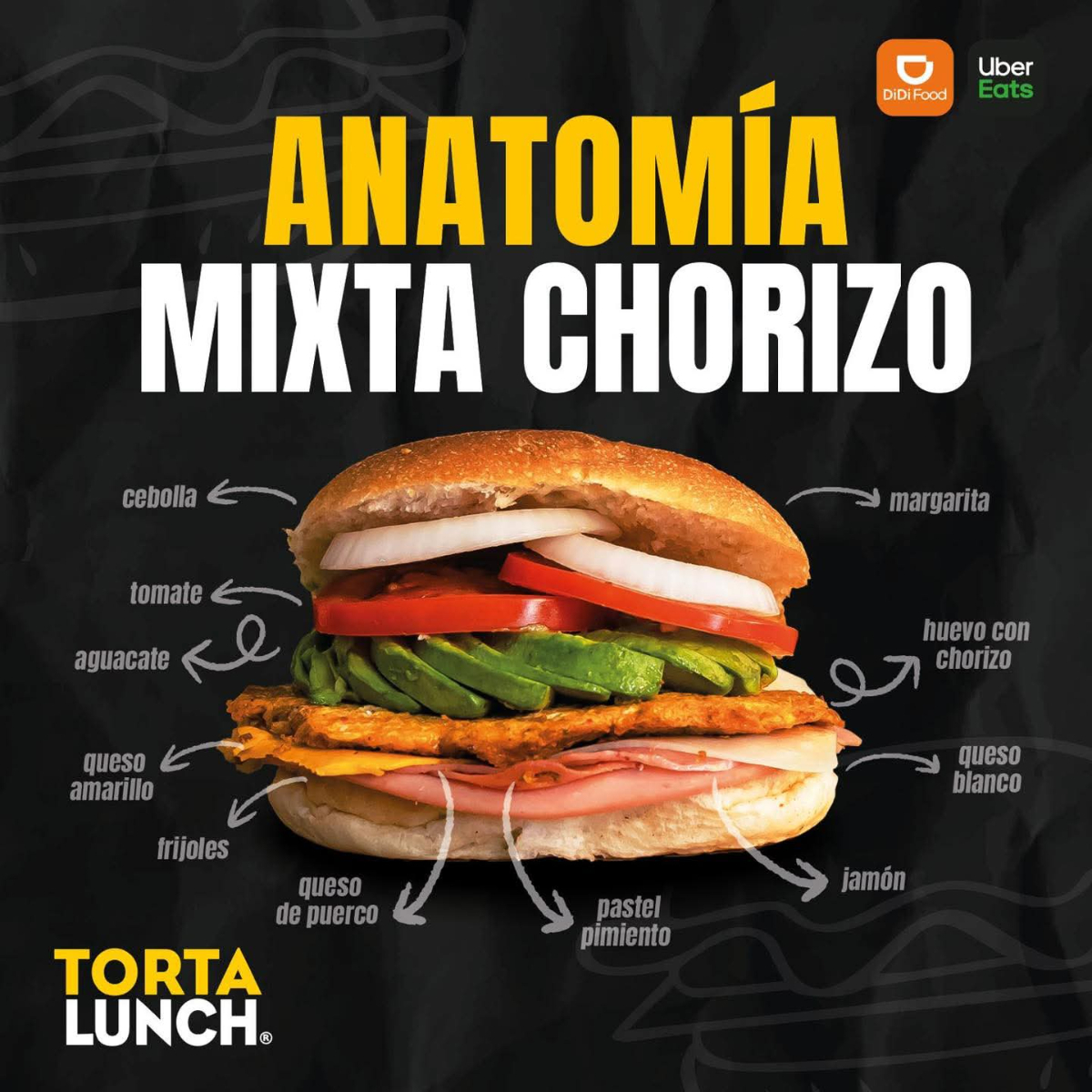 Torta Mixta Chorizo