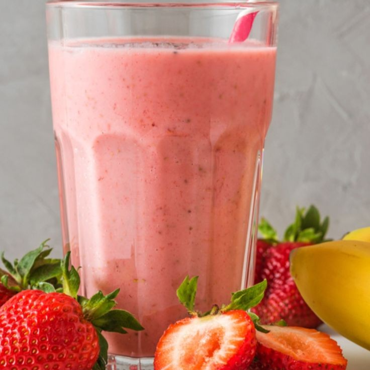 Licuado de Fresa y Plátano 1 Lt.