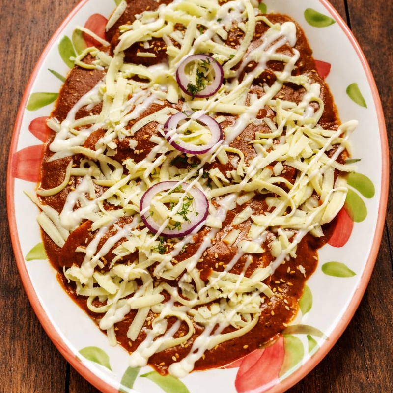 Enmoladas de Pollo