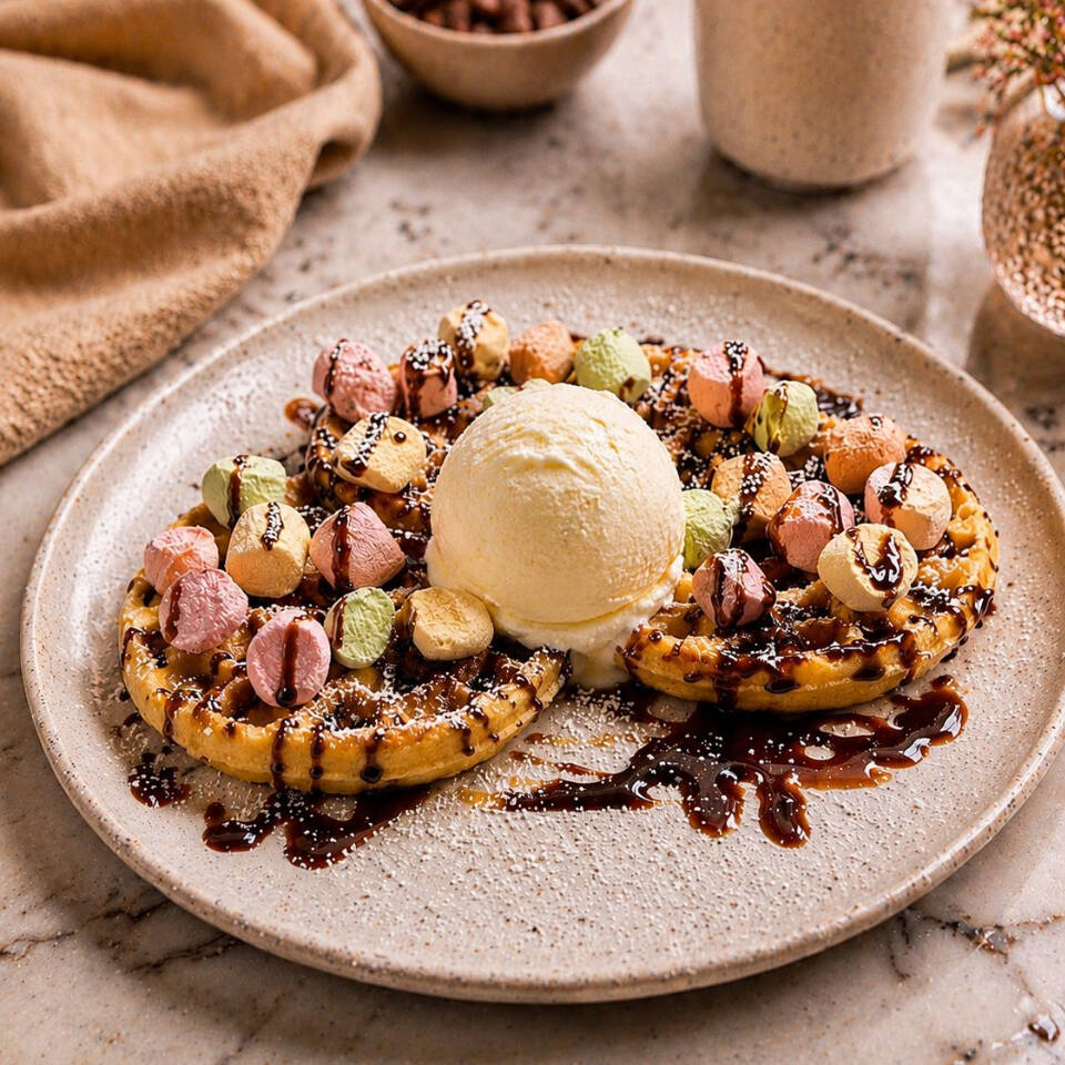 Waffle Bombones