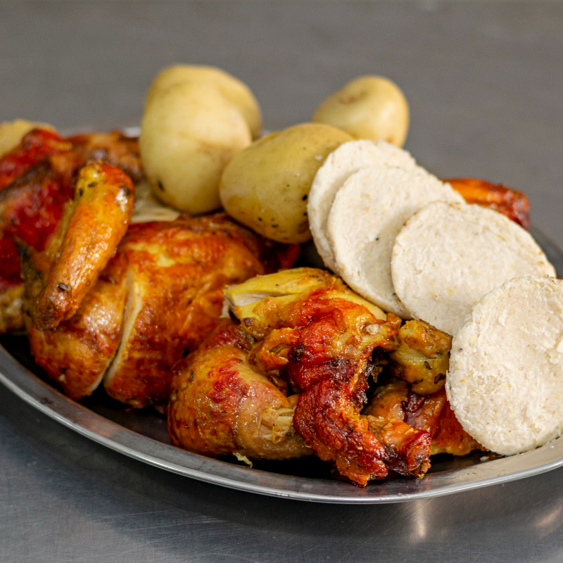 Medio Pollo Asado