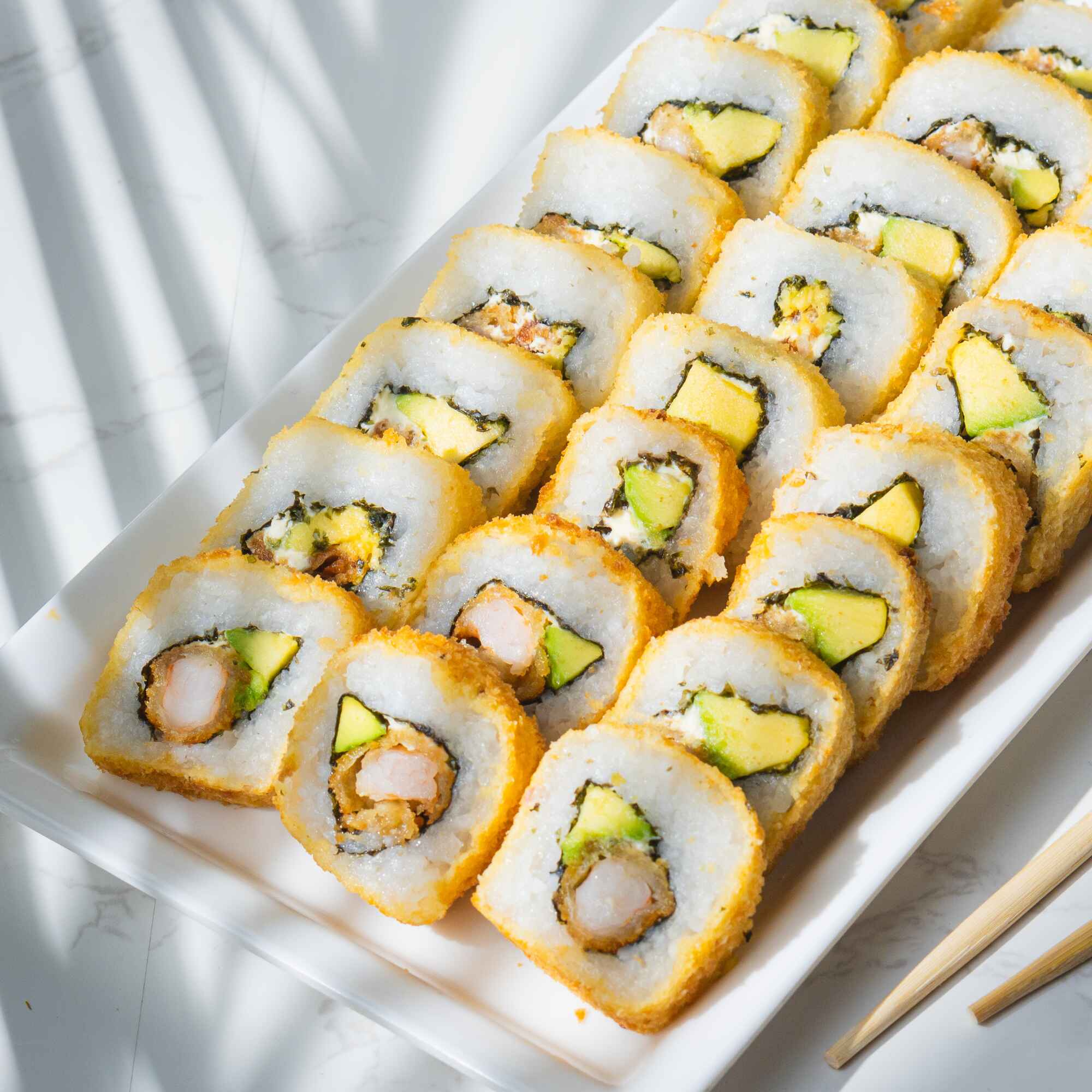 24 Bocados Camarón Tempura Sushi