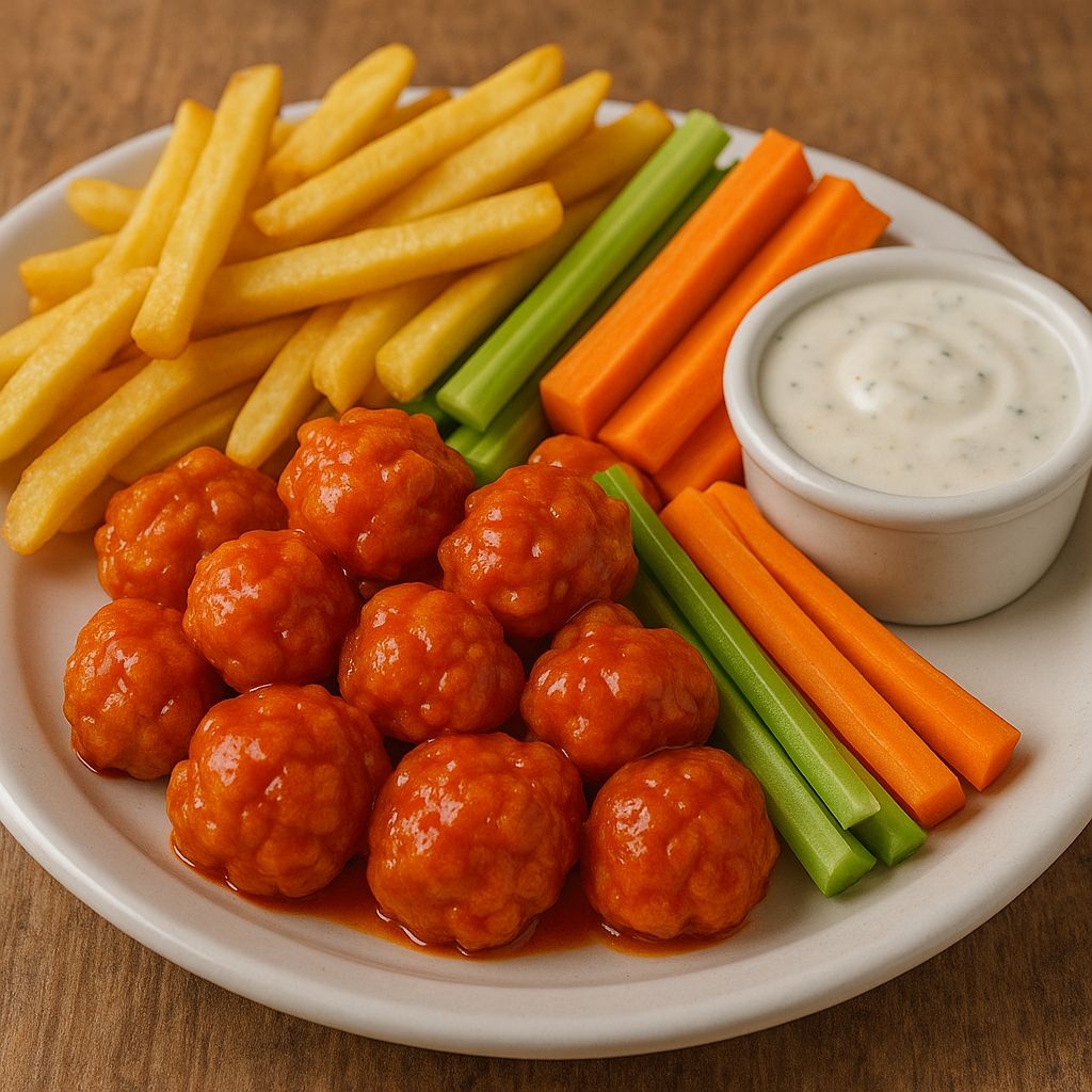 Orden de Boneless Mango Habanero + papas