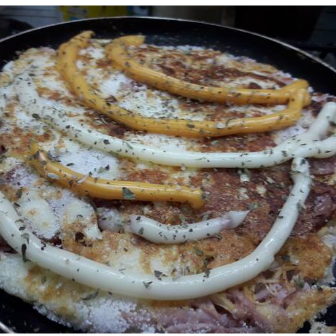 2 Tapiocas 19 cm + Tapioca Cortesia da Casa 17 cm