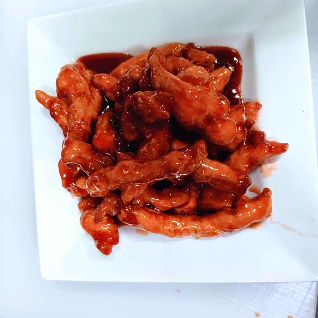 Pollo agridulce