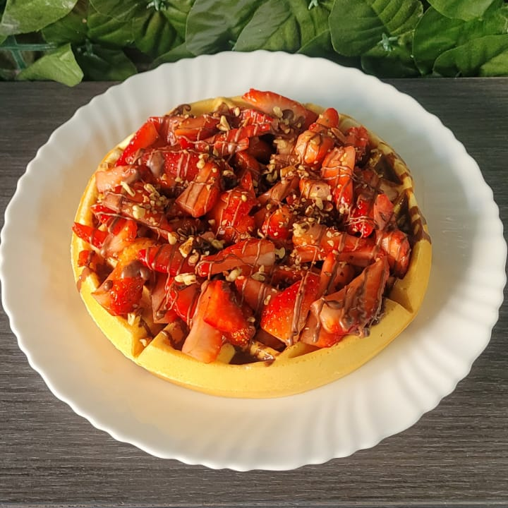 Waffle Fresa Chocolate