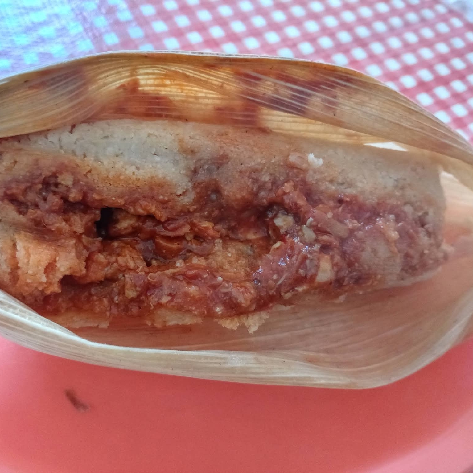Tamal de Chicharrón Prensado