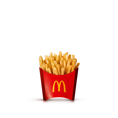 Deliciosas batatas selecionadas, fritas, crocantes por fora, macias por dentro, douradas, irresistíveis, saborosas, famosas, e todos os outros adjetivos positivos que você quiser dar.